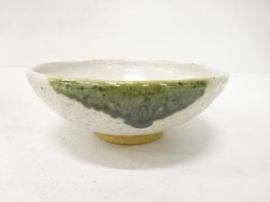 作家物　志野織部　茶碗(保護箱付)